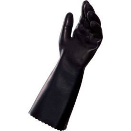 MAPA GLOVES C/O RCP MAPA® NL339 Chemzoil® Neoprene Coated Gloves, 14" L, Heavy Weight, 1 Pair, Size 10, 339420 339420